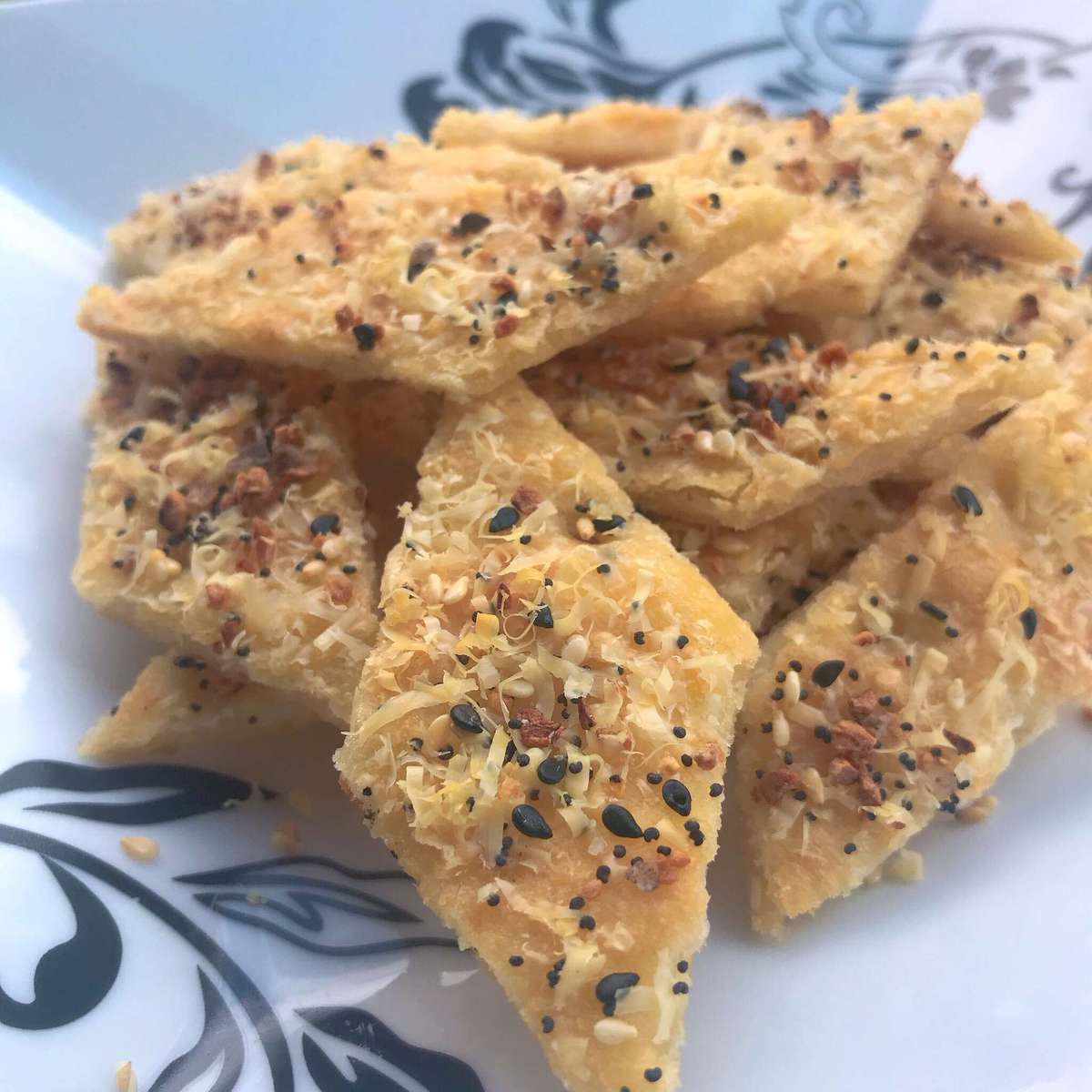 Easy Keto Cauliflower Crackers Recipe - Just 4 Ingredients!