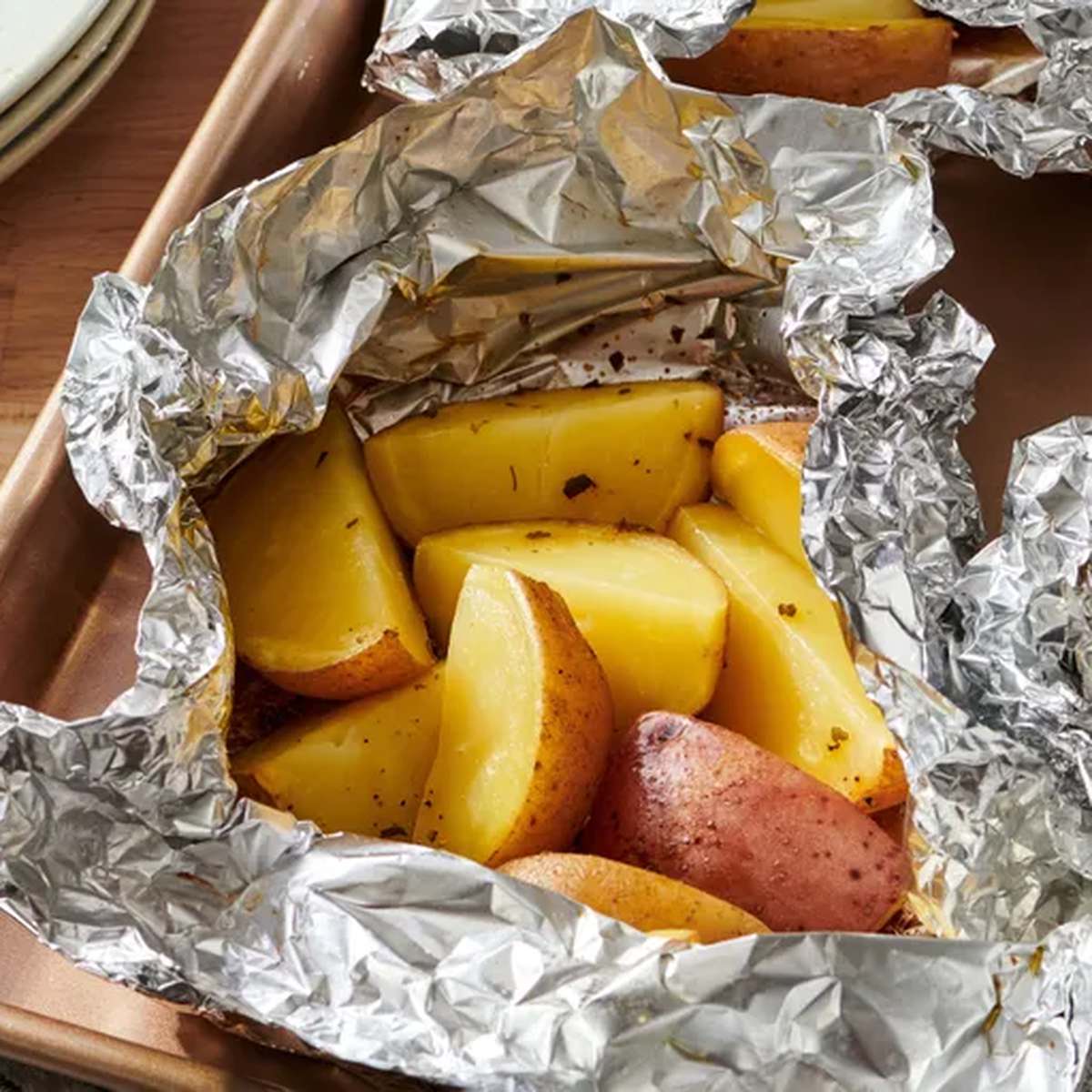 Easy Foil Packet Potatoes Recipe