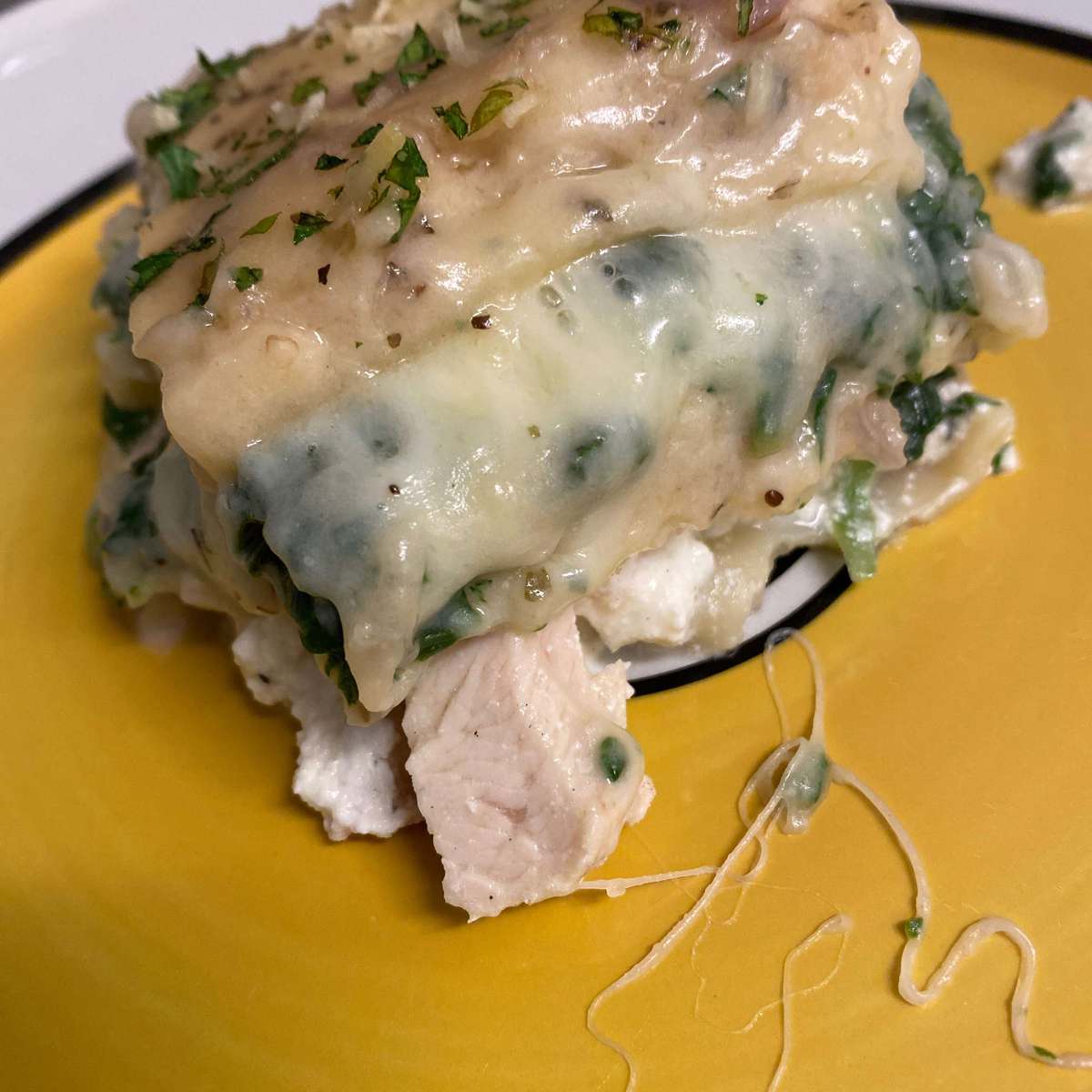 Irresistible White Cheese Chicken Lasagna Recipe