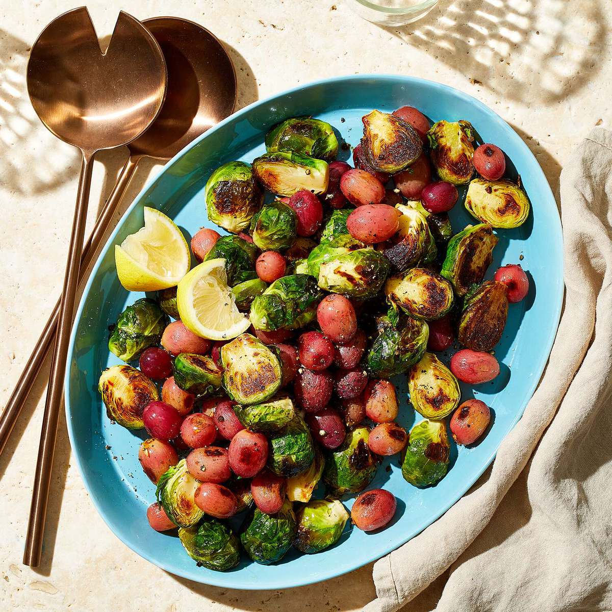 Roasted Brussels Sprouts with Grapes: An Easy Recipe