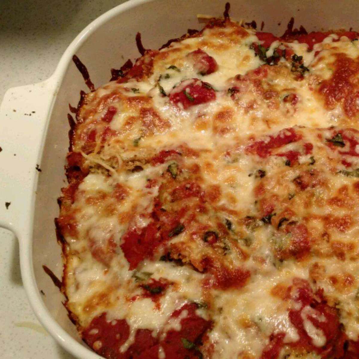 Easy No-Fry Eggplant Parmesan Recipe