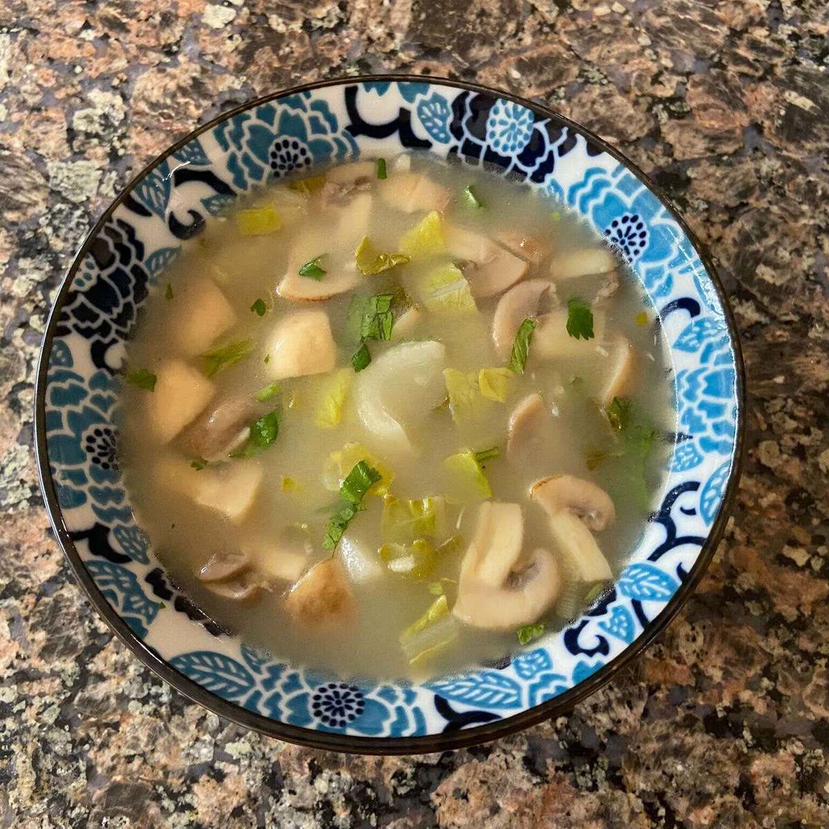 Mushroom and Bok Choy Soup Recipe