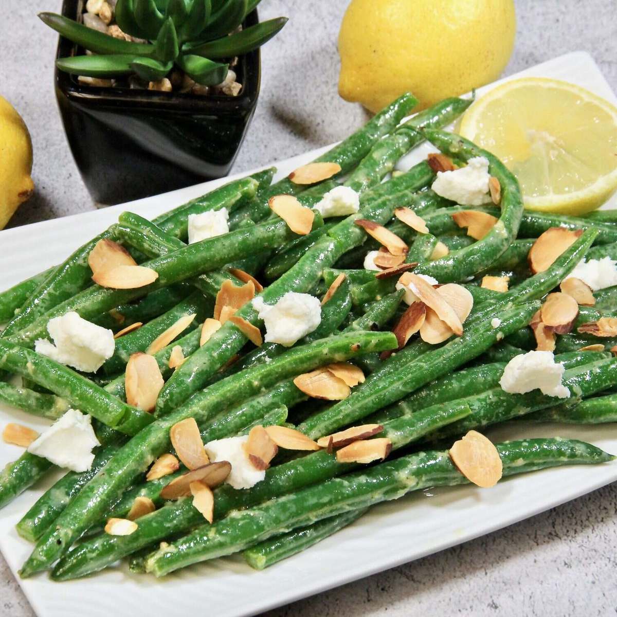 Refreshing Cold Green Bean Salad with Lemon Vinaigrette Recipe