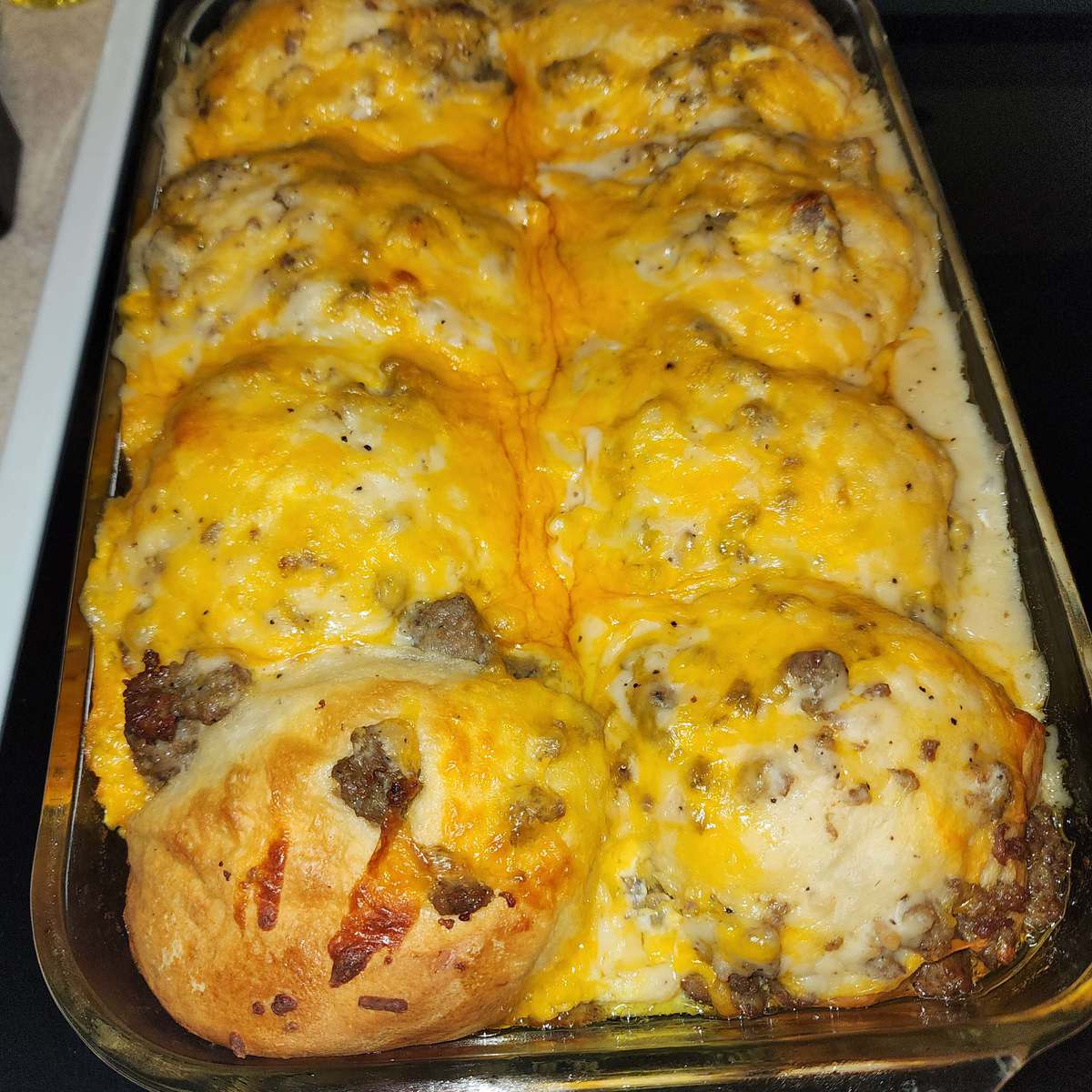 Easy Biscuits and Gravy Casserole Recipe