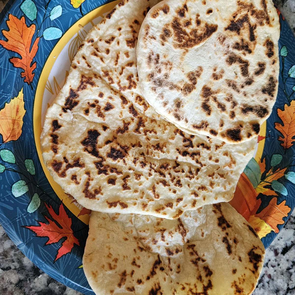 Simple 2-Ingredient Naan Bread Recipe