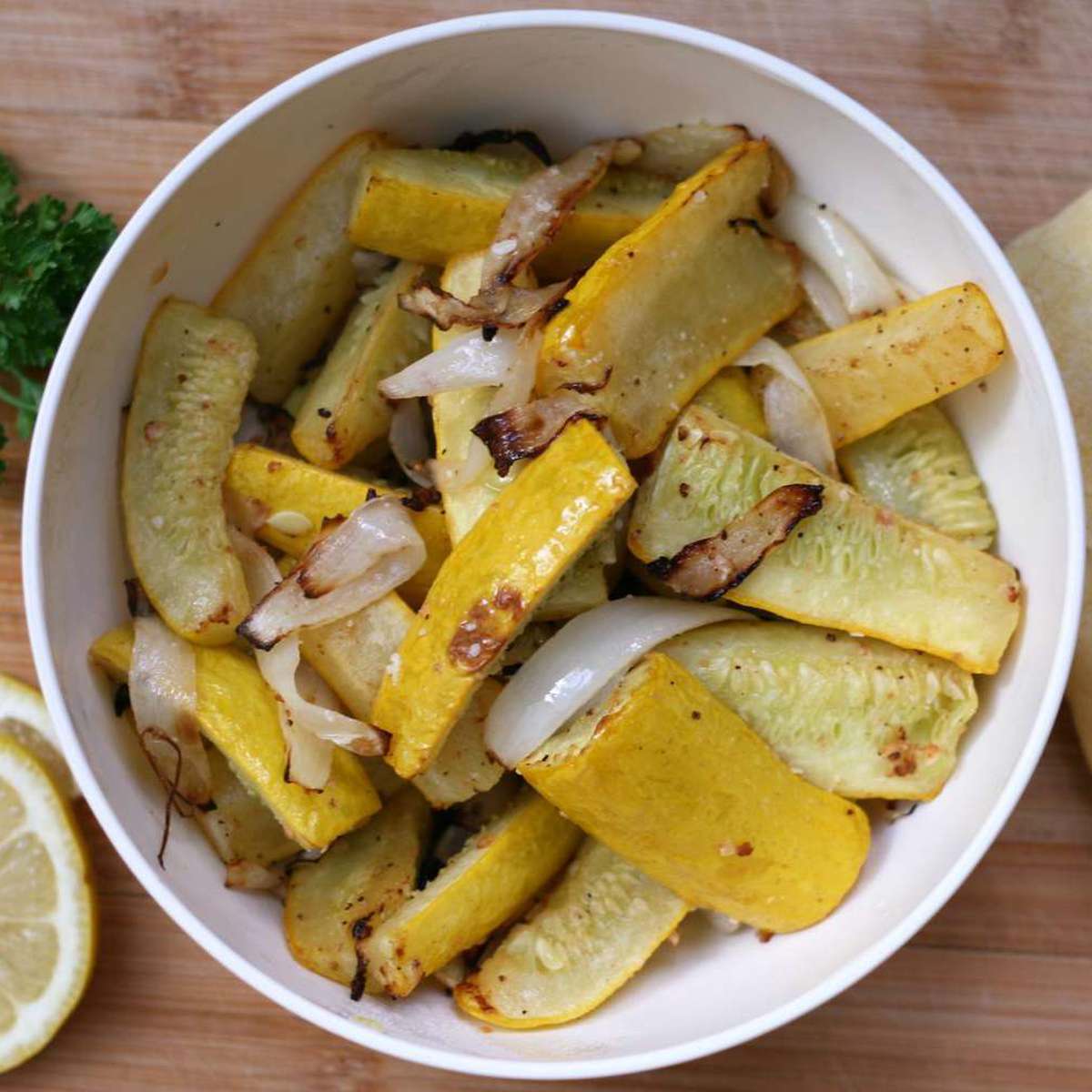 Easy Air Fryer Yellow Squash Recipe