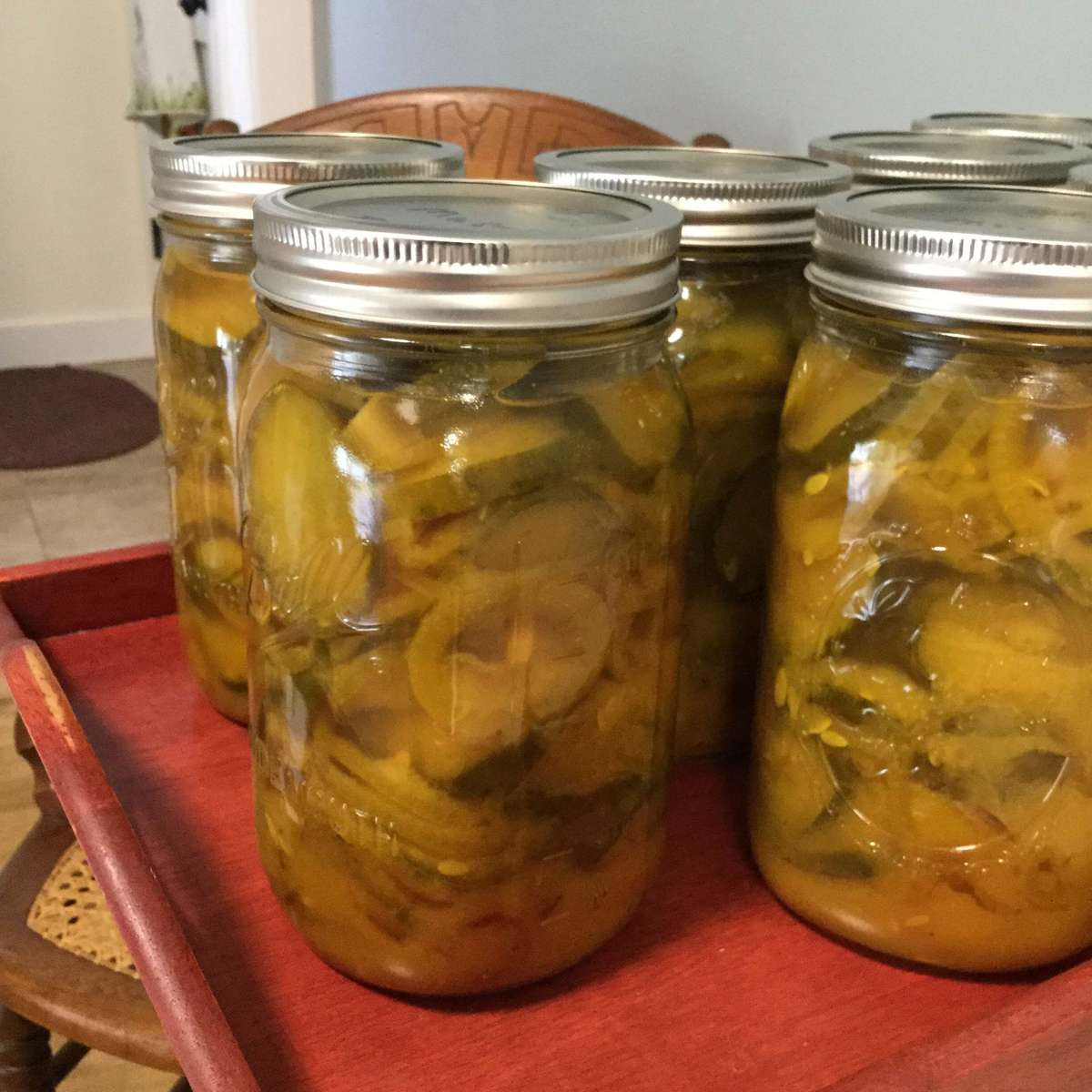 Old Fashioned Mustard Pickles Recipe