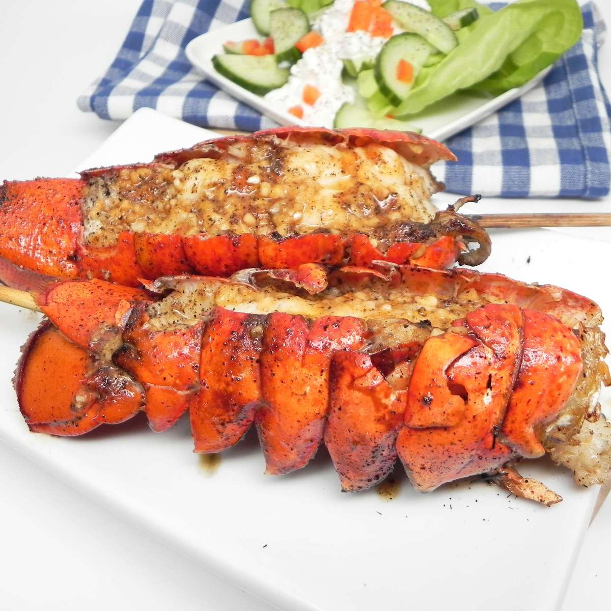 Easy Grilled Lobster Tails with Garlic Butter Recipe