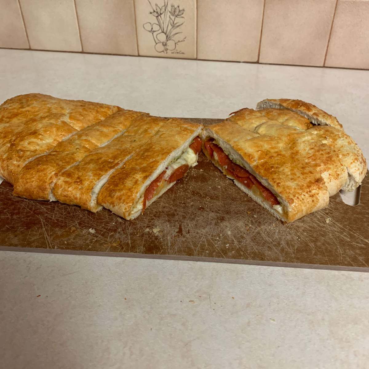 Easy Meat and Veggie Stromboli Recipe