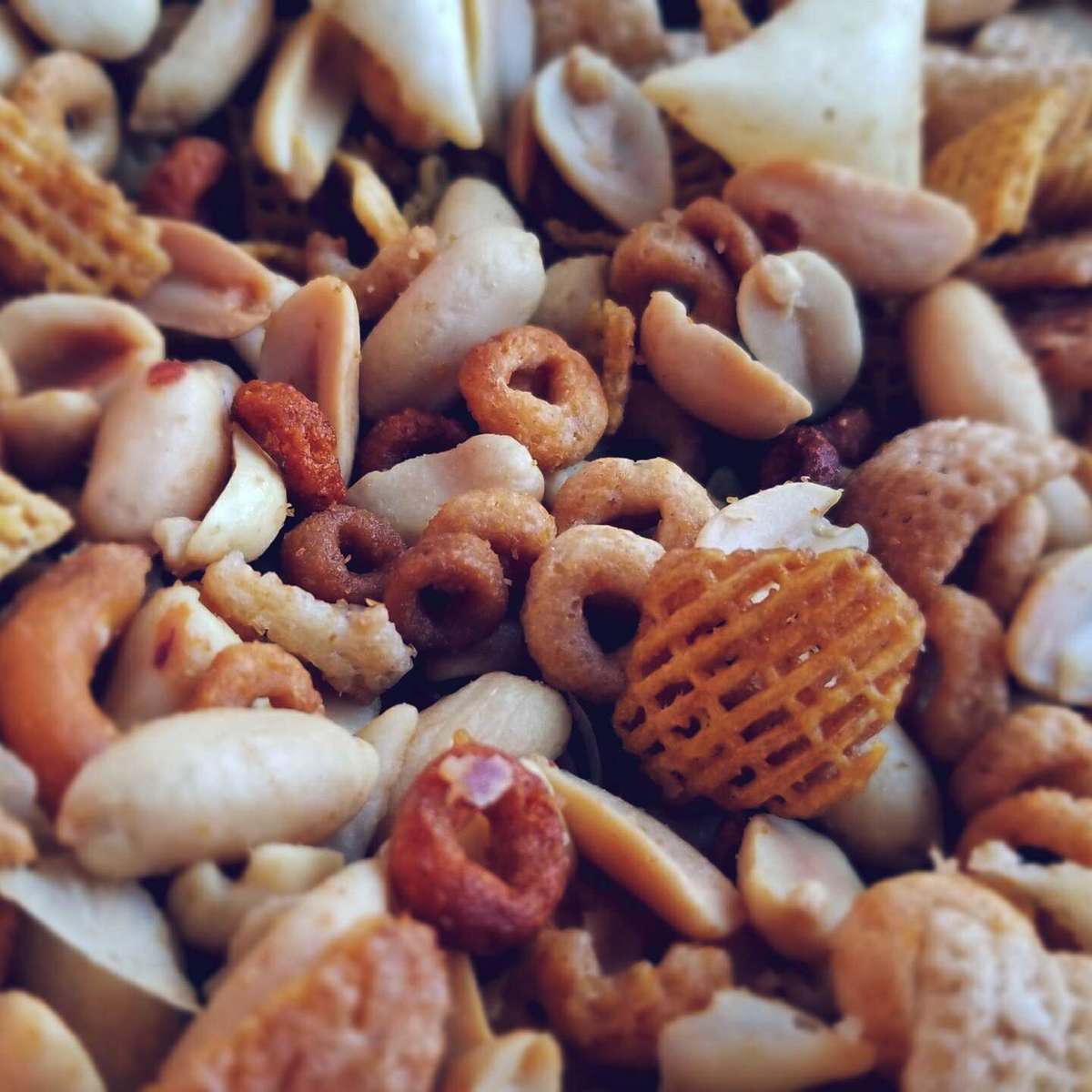 Grandma Jensen's Famous Nuts and Bolts Snack Mix
