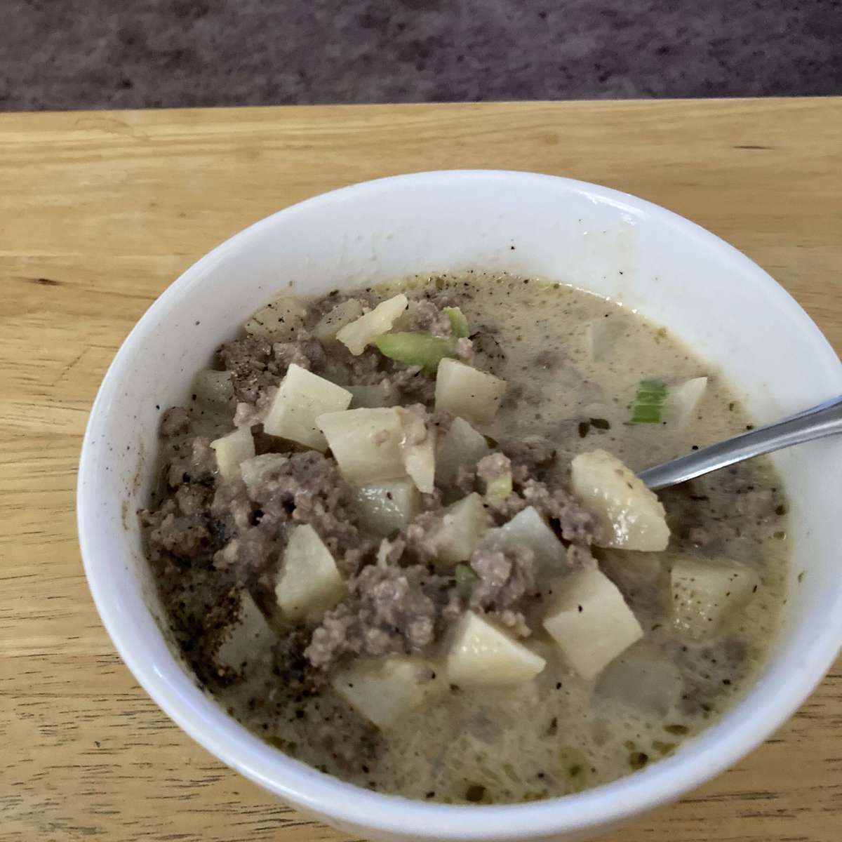 Easy Cheeseburger Soup Recipe