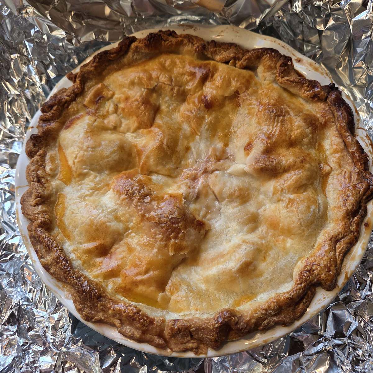 Old Fashioned Peach Pie Recipe with Two Crusts