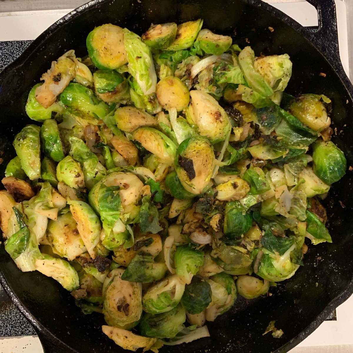 Pan-Fried Brussels Sprouts Recipe