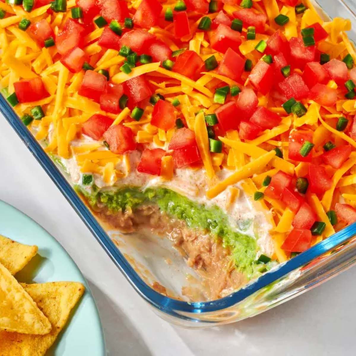 Easy Layered Mexican Dip Recipe: The Best Party Appetizer