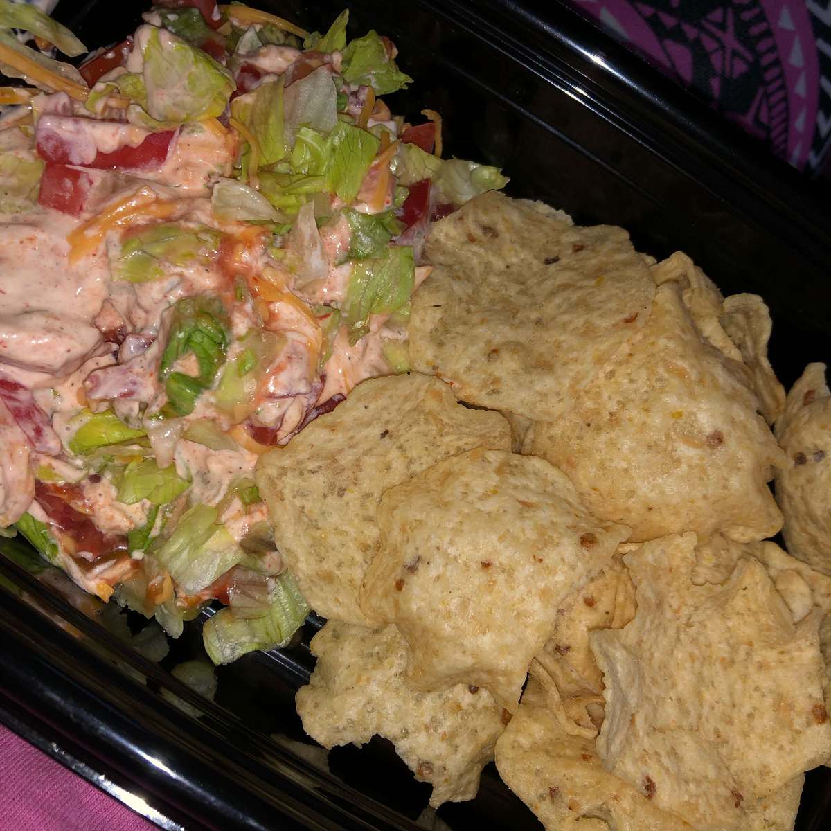 Easy Taco Dip Recipe with Refried Beans