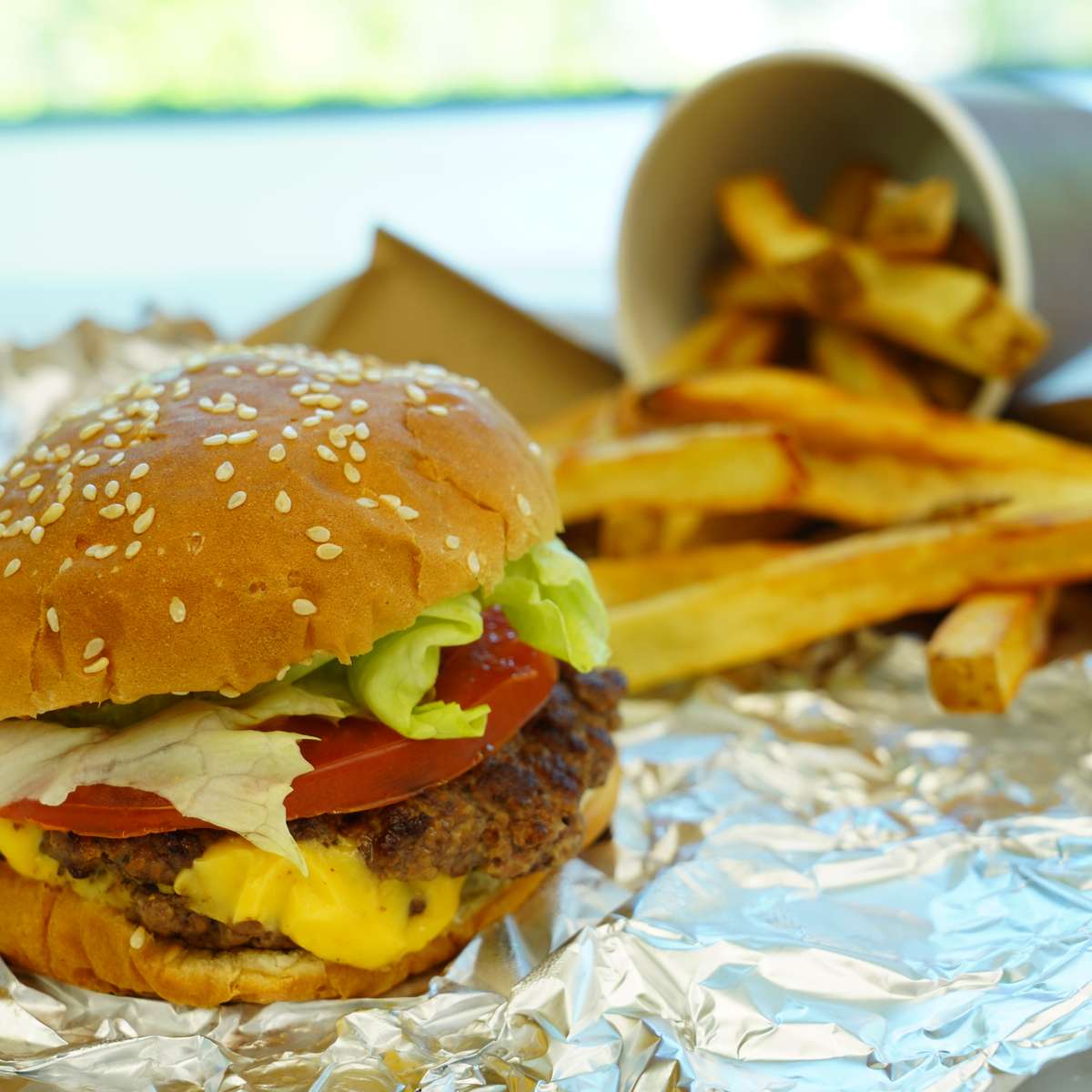 Homemade Burger and Fries Recipe