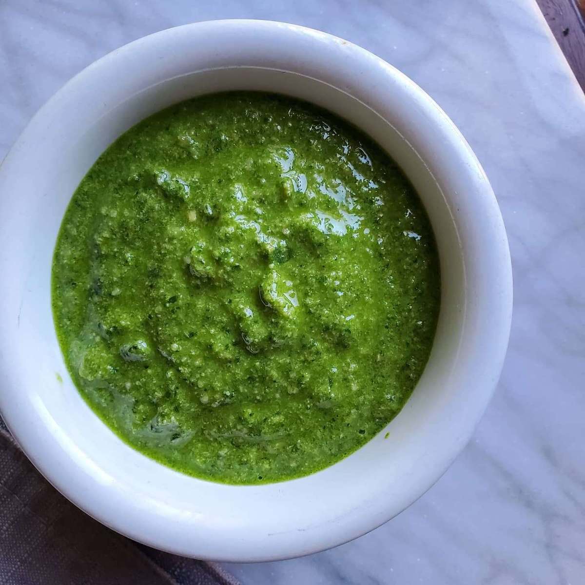 Sunflower Seed Pesto Recipe with Basil