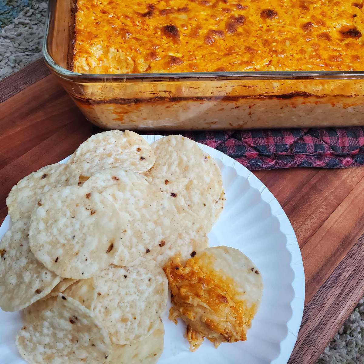 Easy Baked Buffalo Chicken Dip Recipe with Canned Chicken