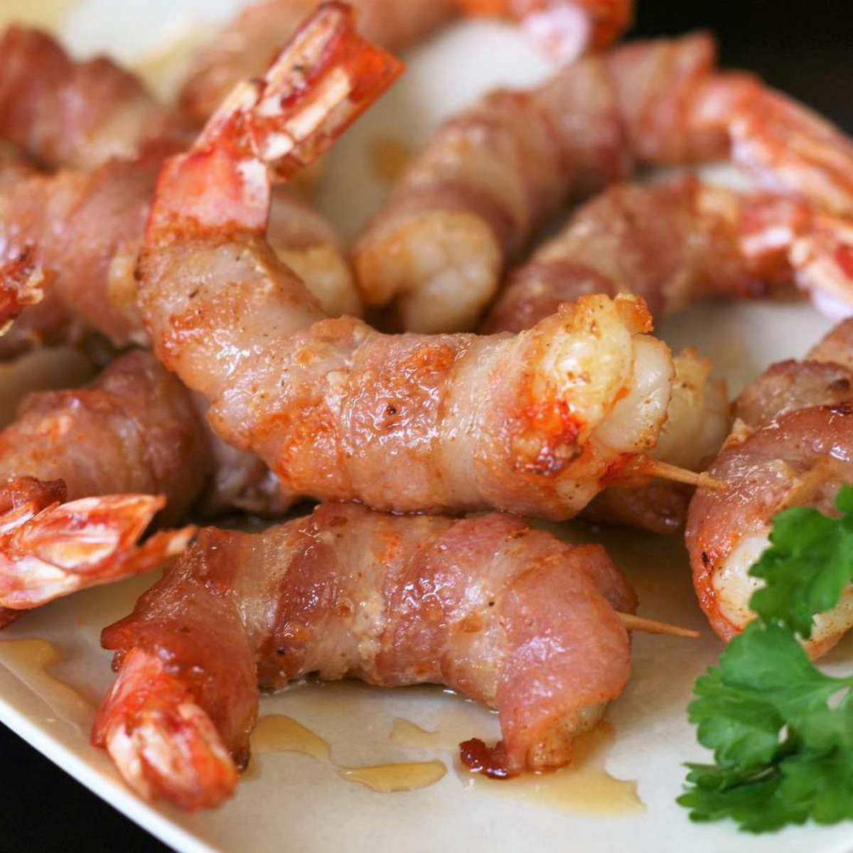 Air Fryer Bacon Wrapped Shrimp Recipe