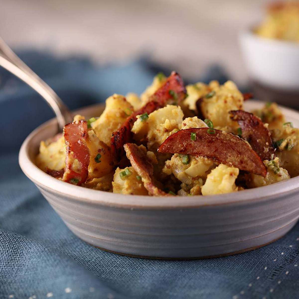 Authentic German Potato Salad Recipe with Ham