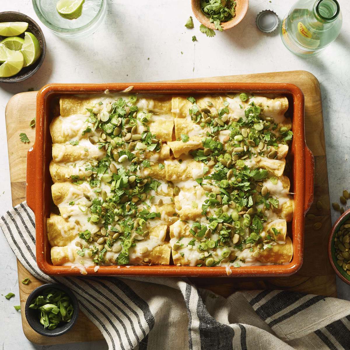 Healthy Turkey Enchiladas Recipe