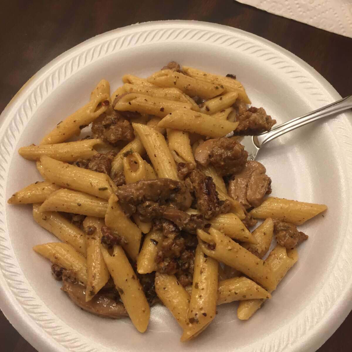 Spicy Italian Sausage Recipe with Alfredo Sauce