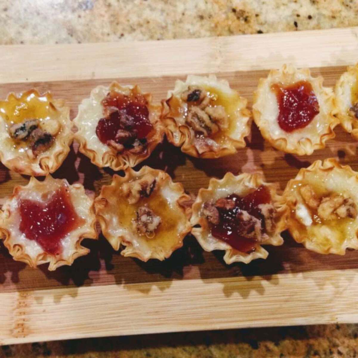 Easy Brie Phyllo Cups Recipe