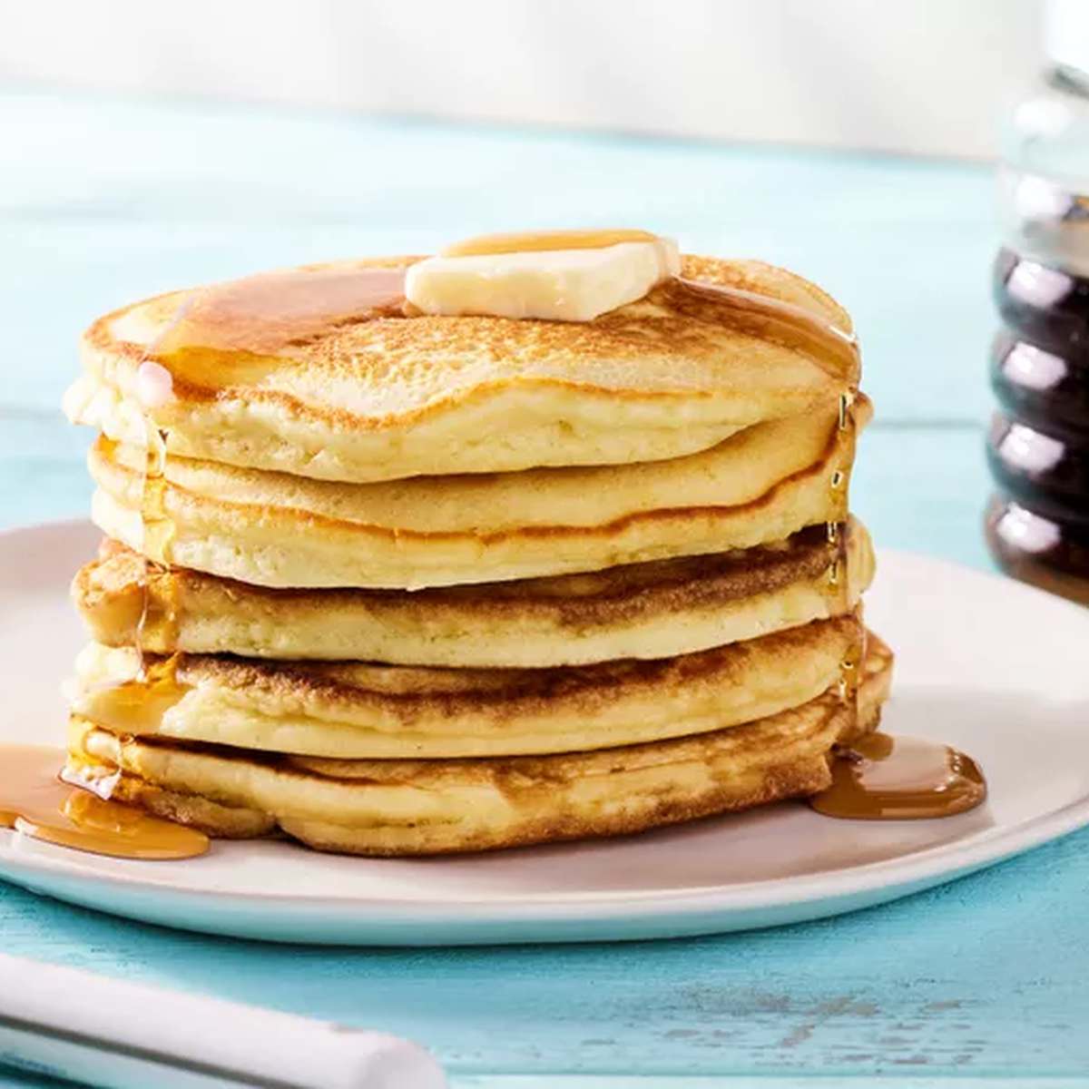 Easy Fluffy Flapjack Pancakes Recipe