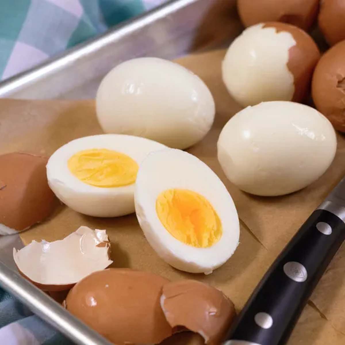 Easy-Peel Steamed Hard Boiled Eggs Recipe