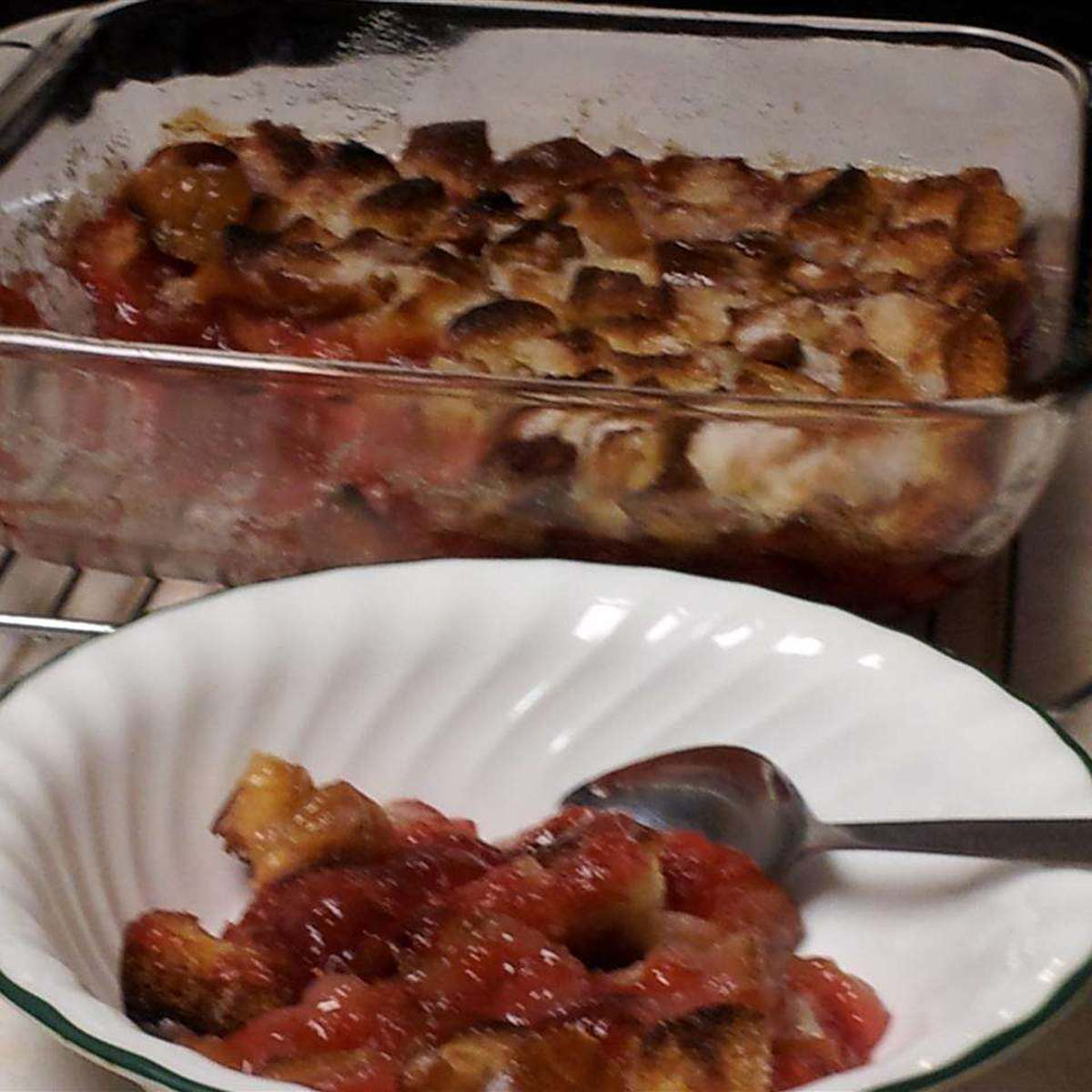 Easy Scalloped Rhubarb Recipe