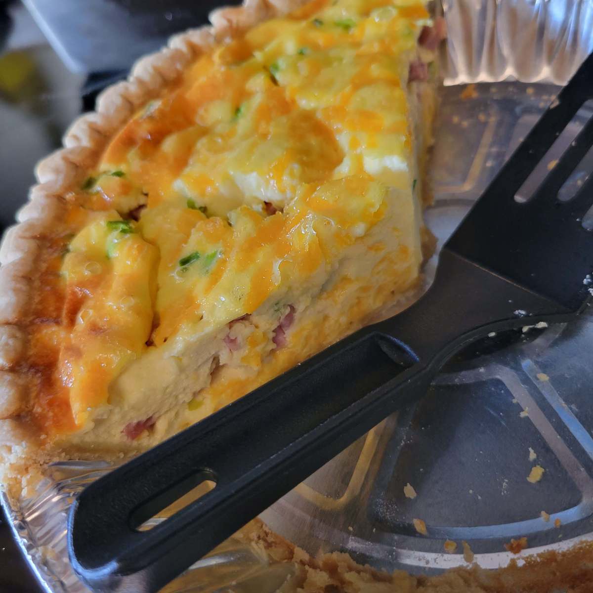 Simple Ham and Cheese Quiche Recipe