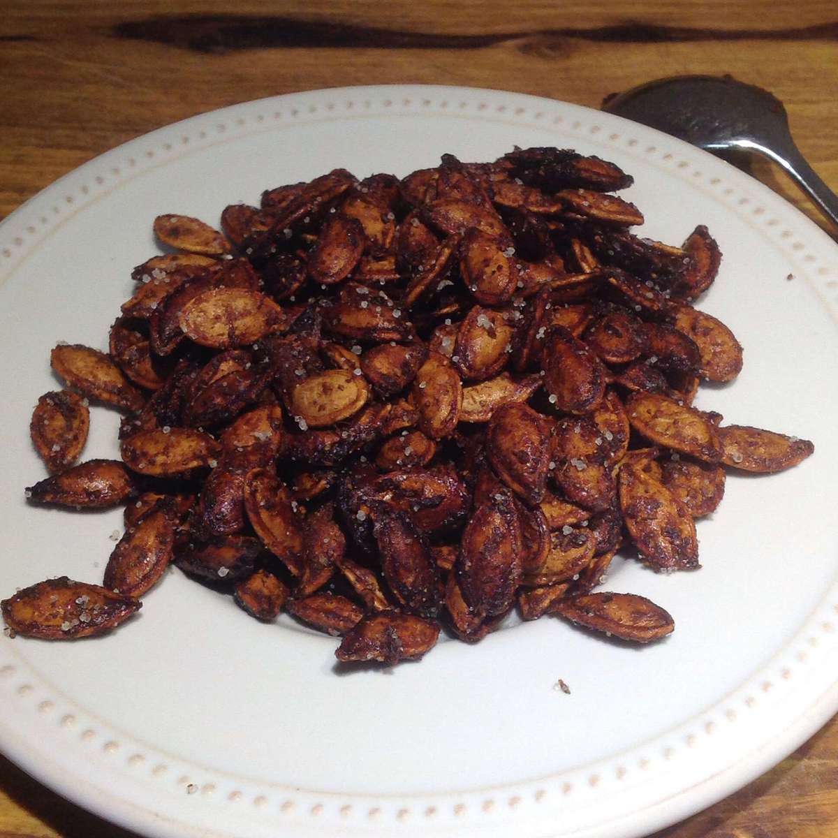 Maple Cinnamon Roasted Pumpkin Seeds Recipe