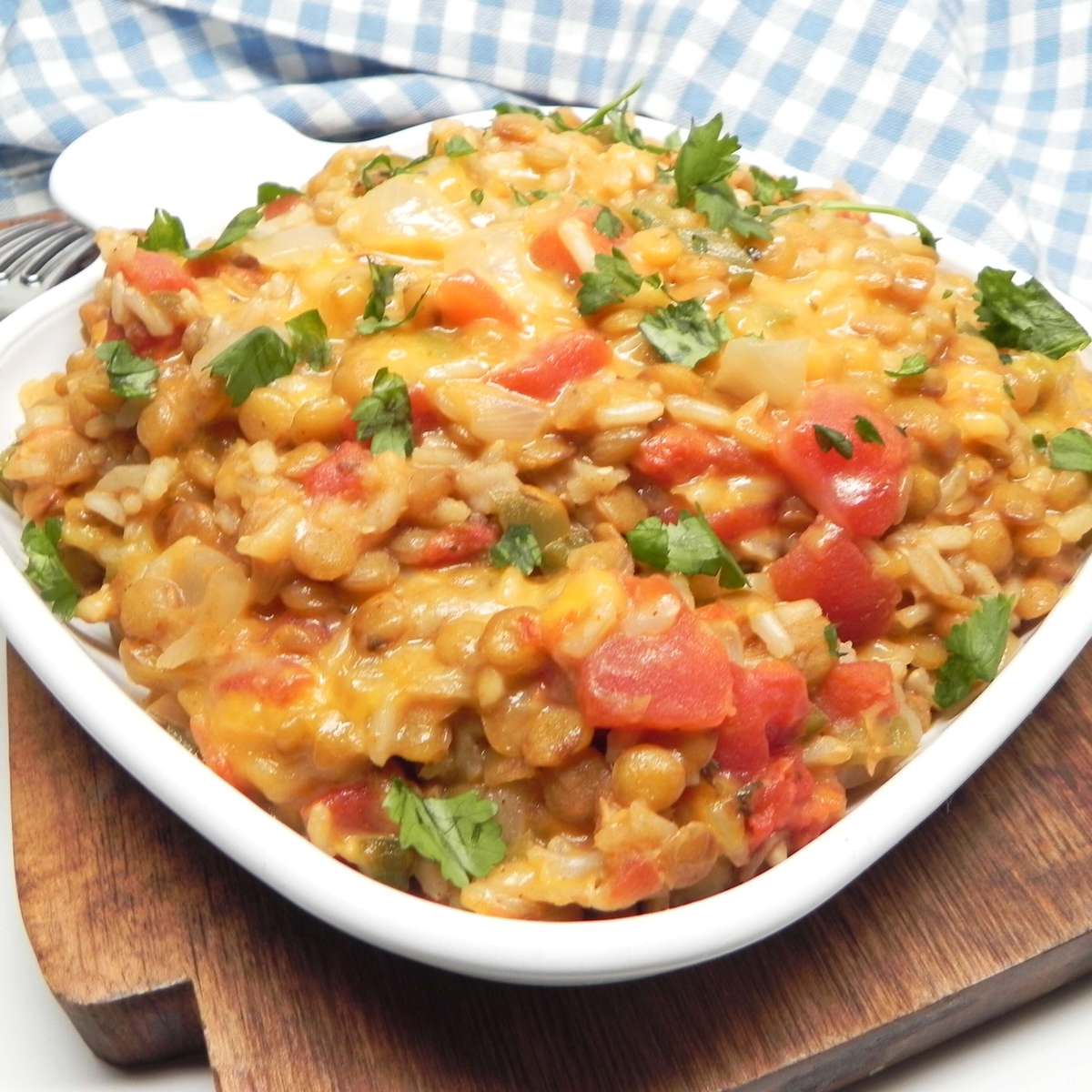 Instant Pot Cheesy Mexican Lentils and Rice: Easy Recipe