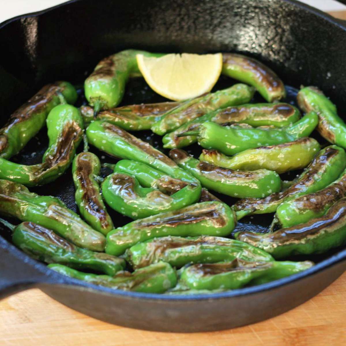 Easy Charred Shishito Peppers Recipe