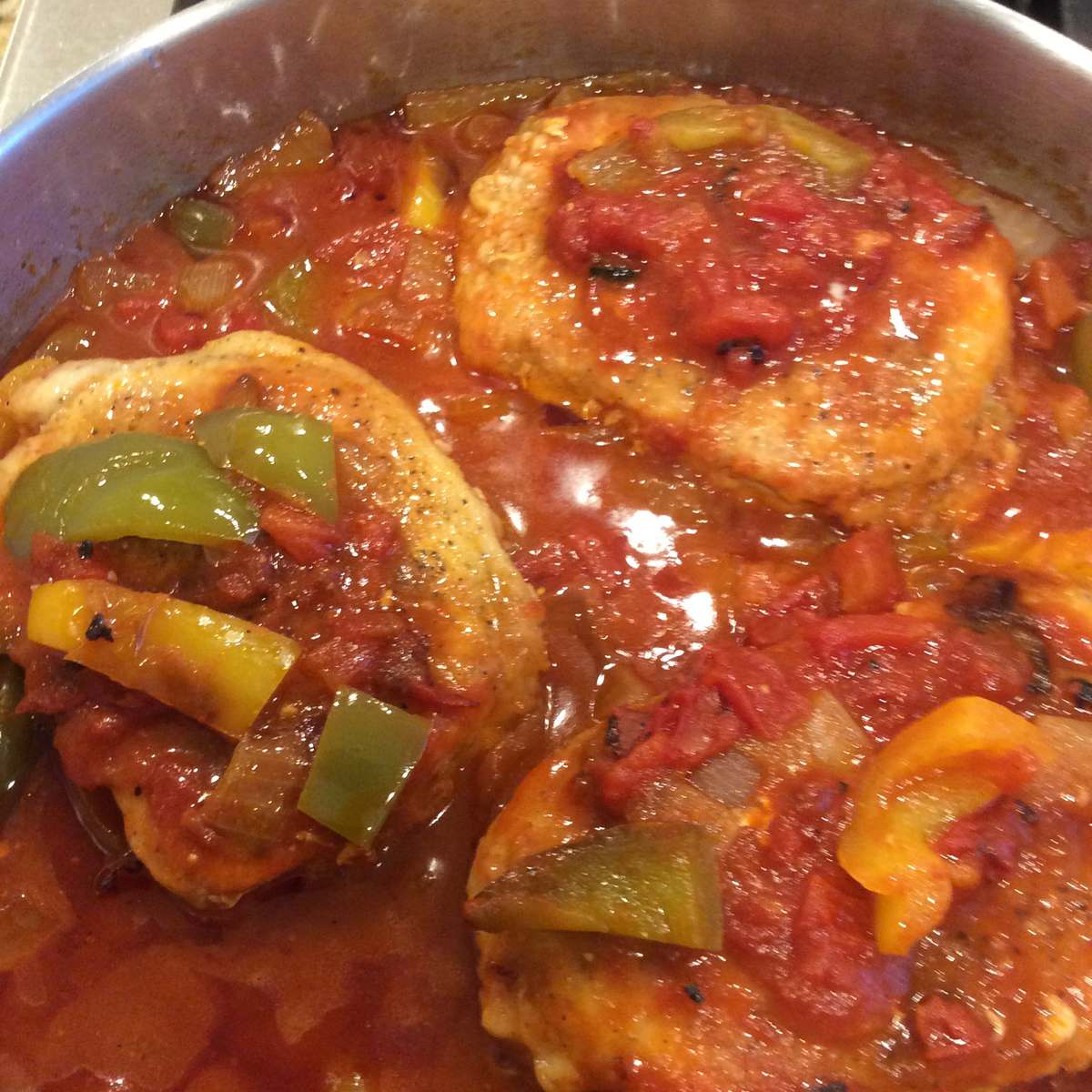 Easy Tomato Pork Chops Recipe