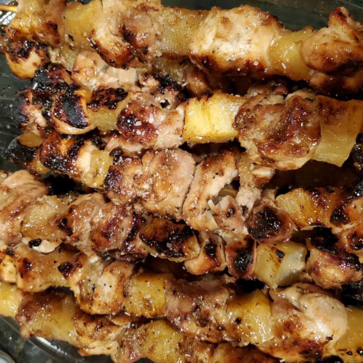 Grilled Hawaiian Chicken and Pineapple Kabobs Recipe