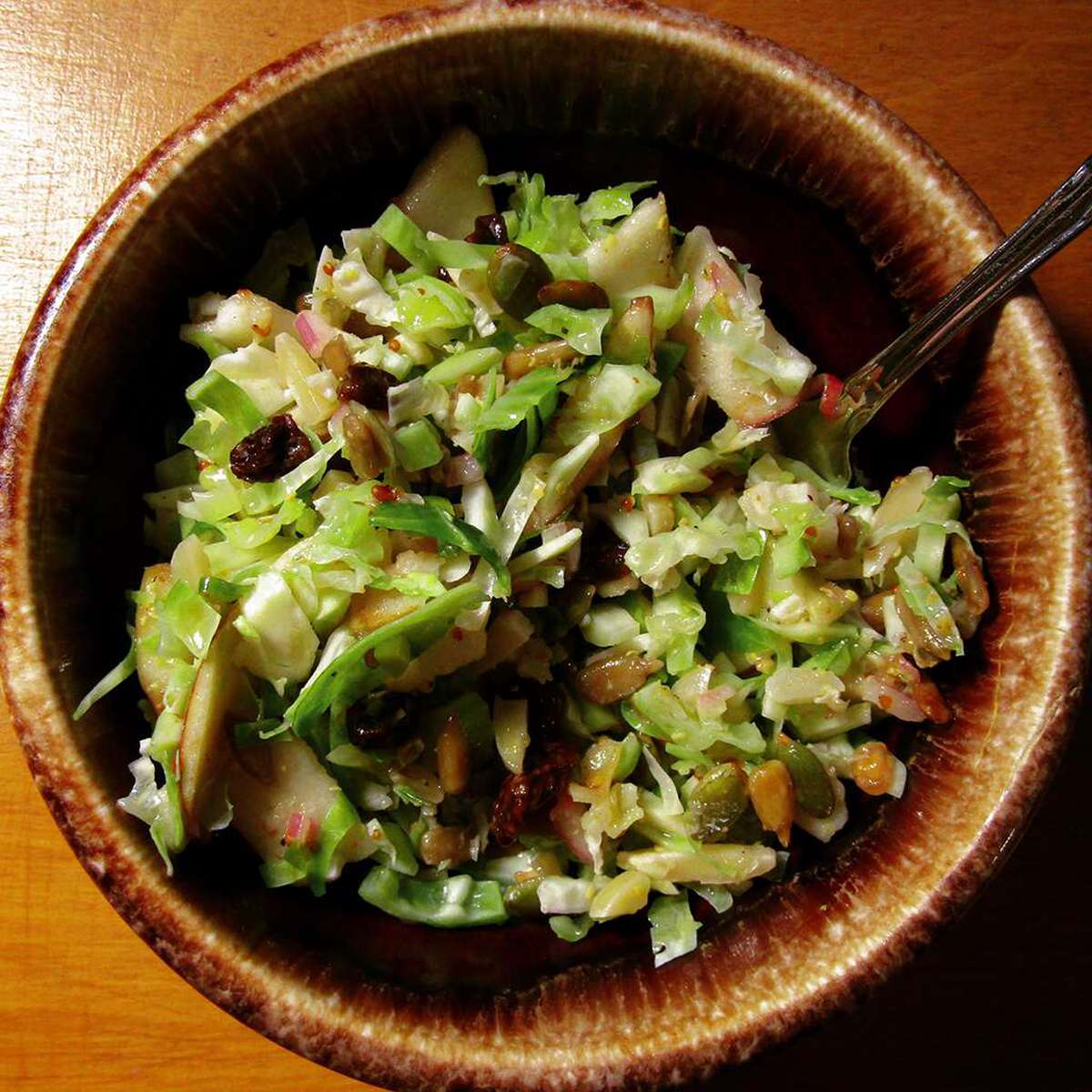 Chopped Brussels Sprout Salad Recipe