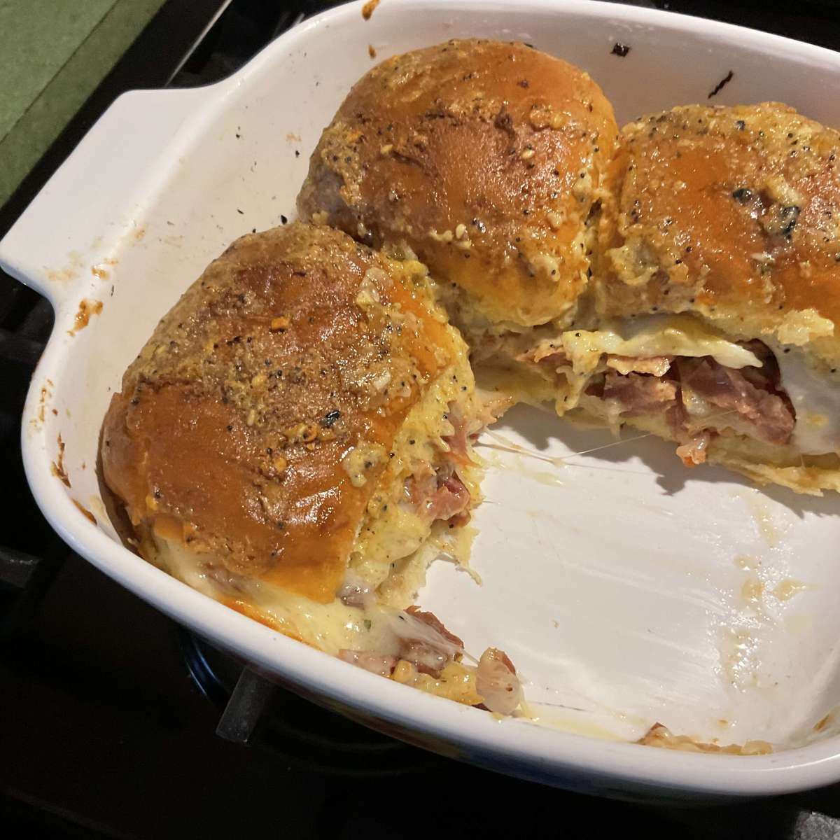 Baked Ham and Cheese Sliders Recipe