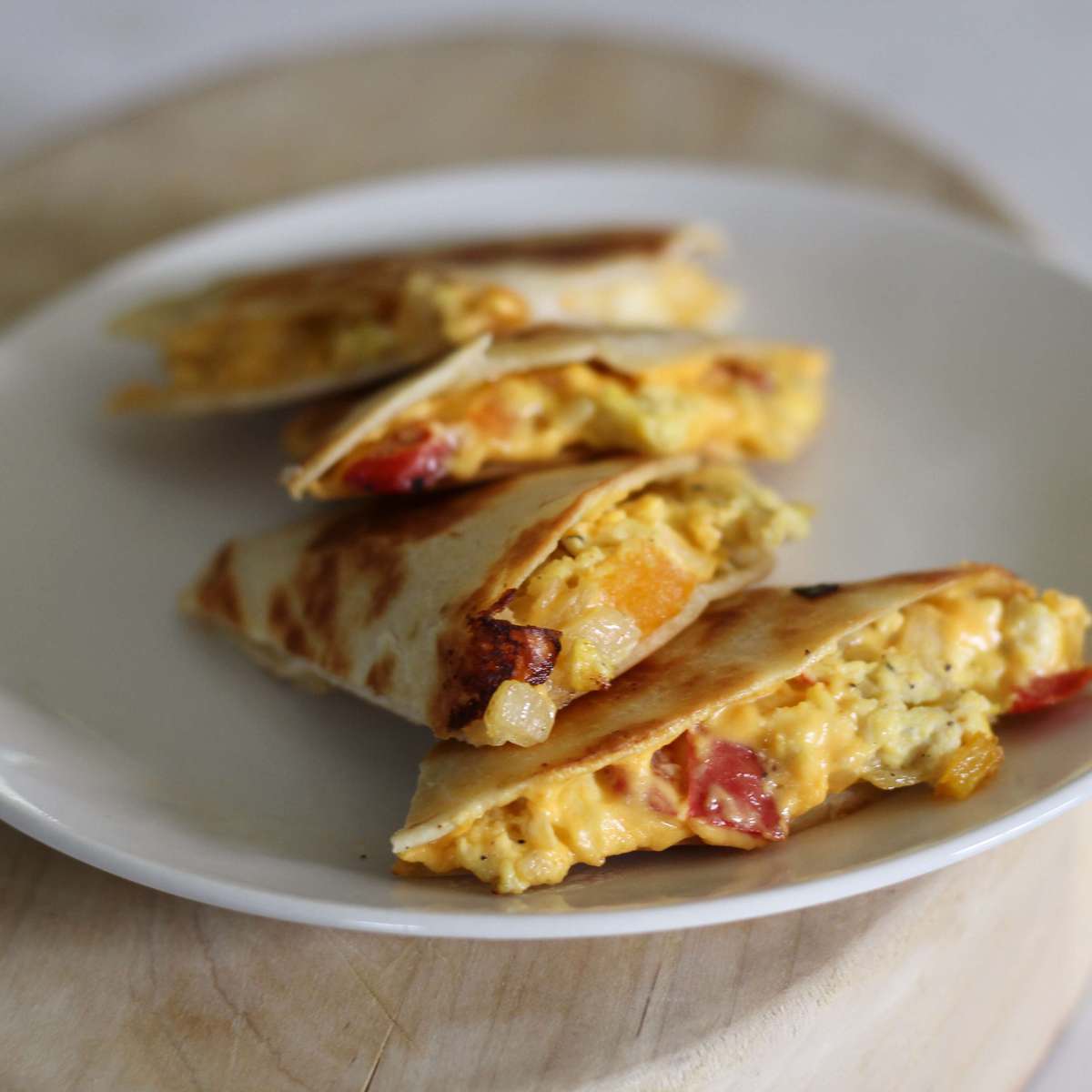 Easy Egg and Cheese Breakfast Quesadillas Recipe