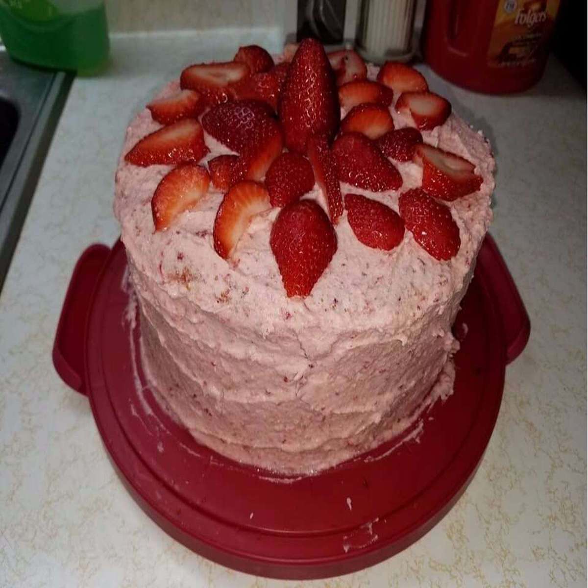 Irresistible Triple-Layer Strawberry Cake Recipe