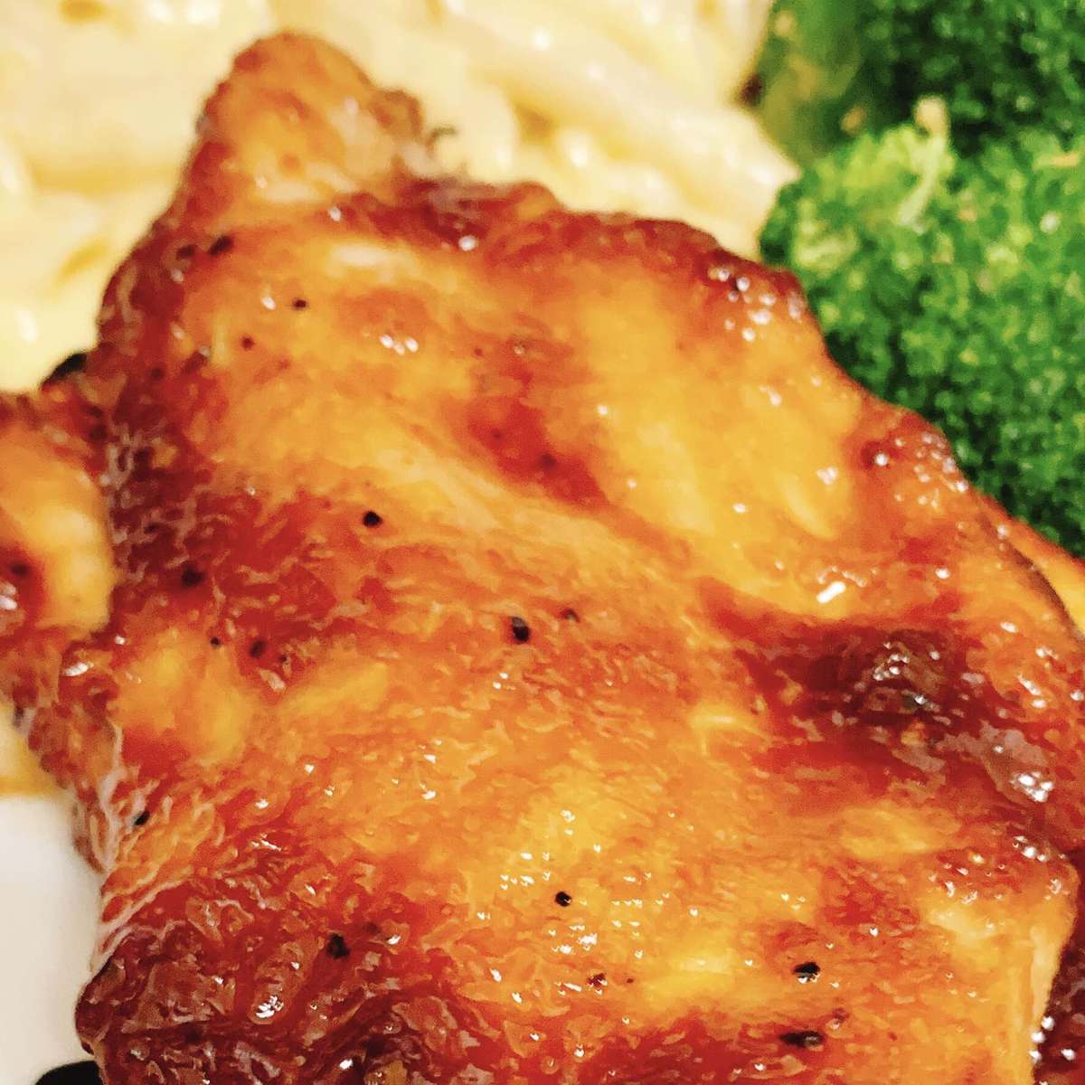 Peach-Bourbon BBQ Chicken Breast Recipe (Baked)