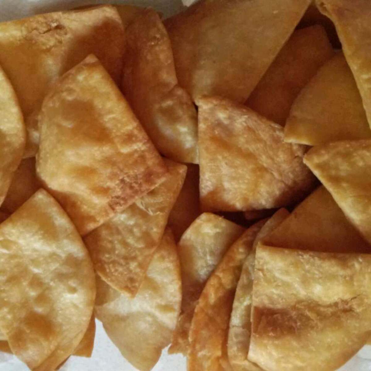 Easy Fried Flour Tortilla Chips Recipe