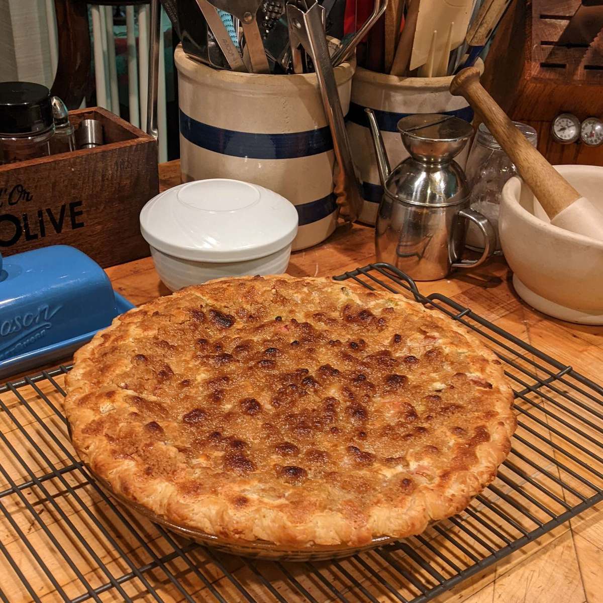 Classic Rhubarb Pie Recipe