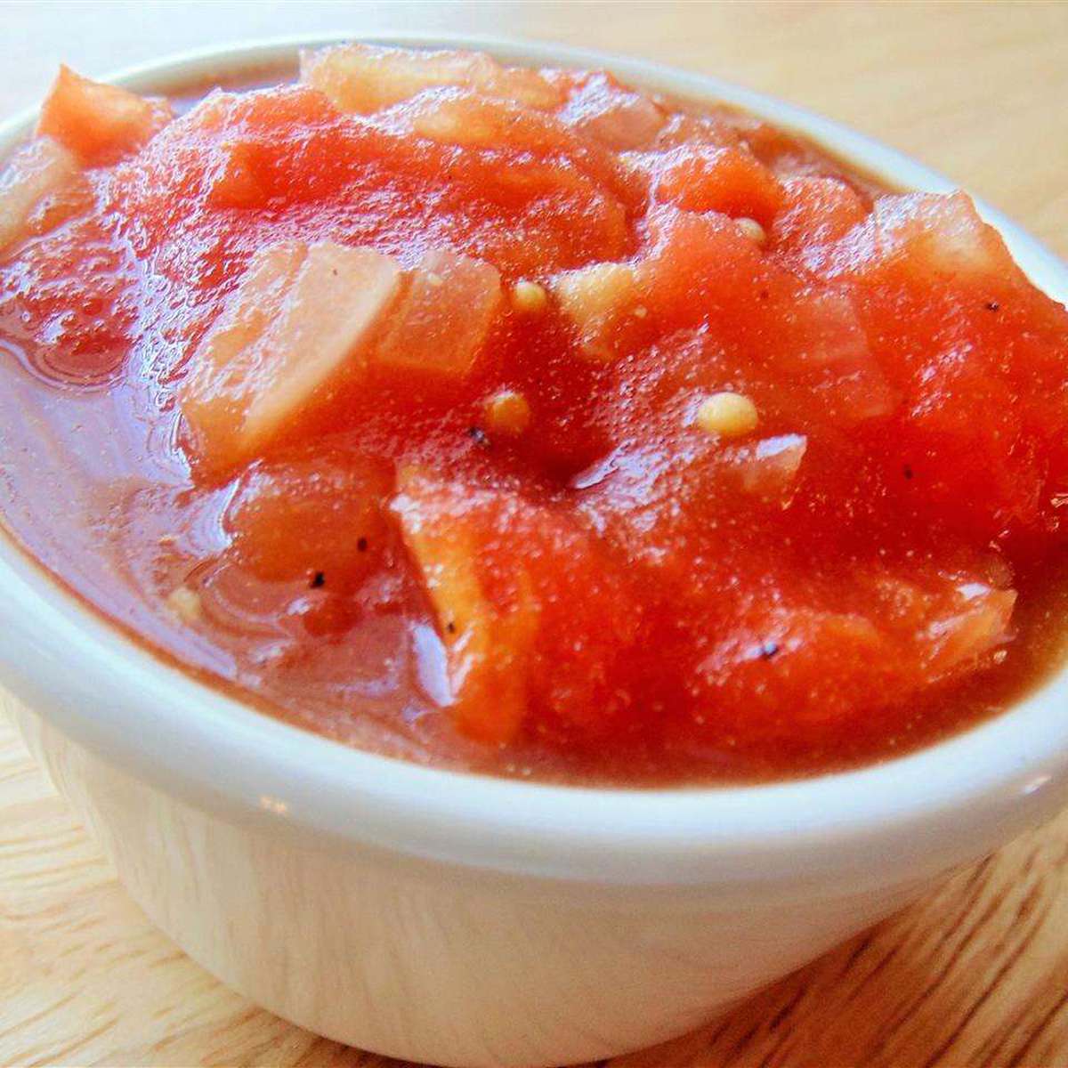 Easy Stewed Tomatoes Recipe with Mustard and Spices