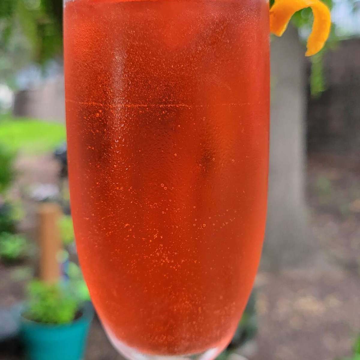 Mezcal Negroni with a Sparkling Twist