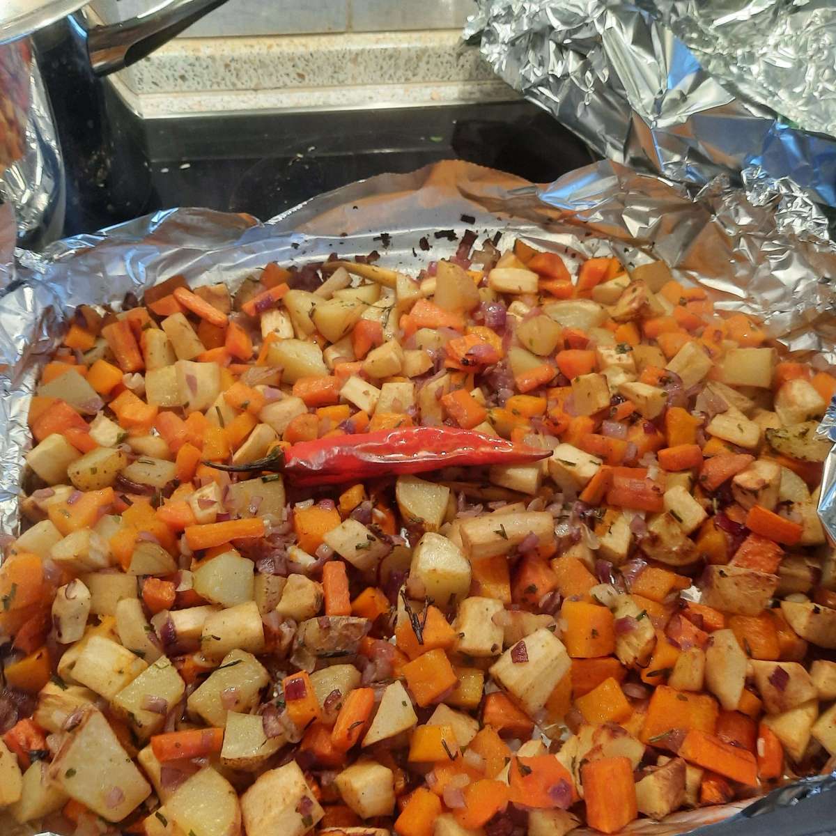 Roasted Fall Vegetables Recipe with Rosemary