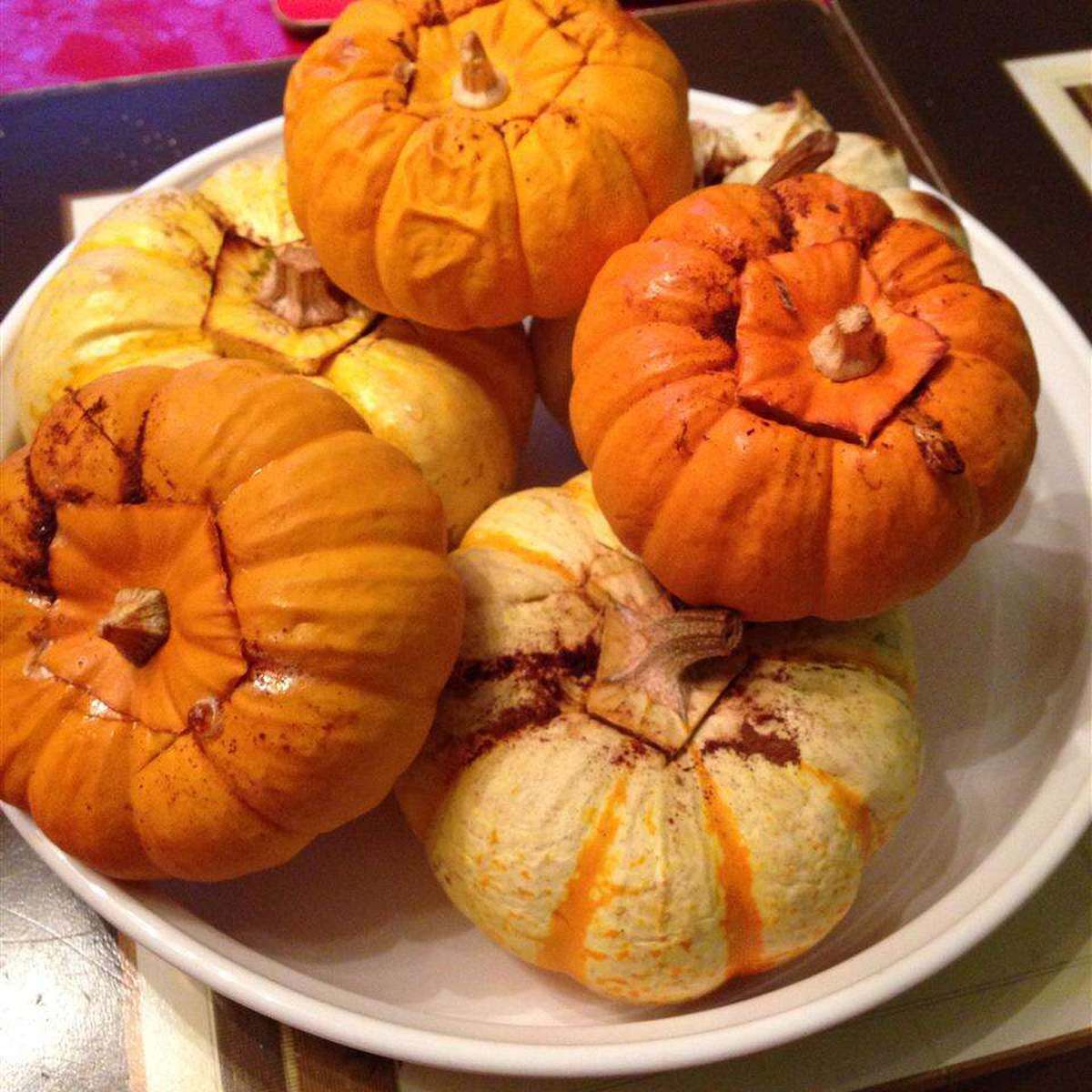 Easy Baked Mini Pumpkins Recipe