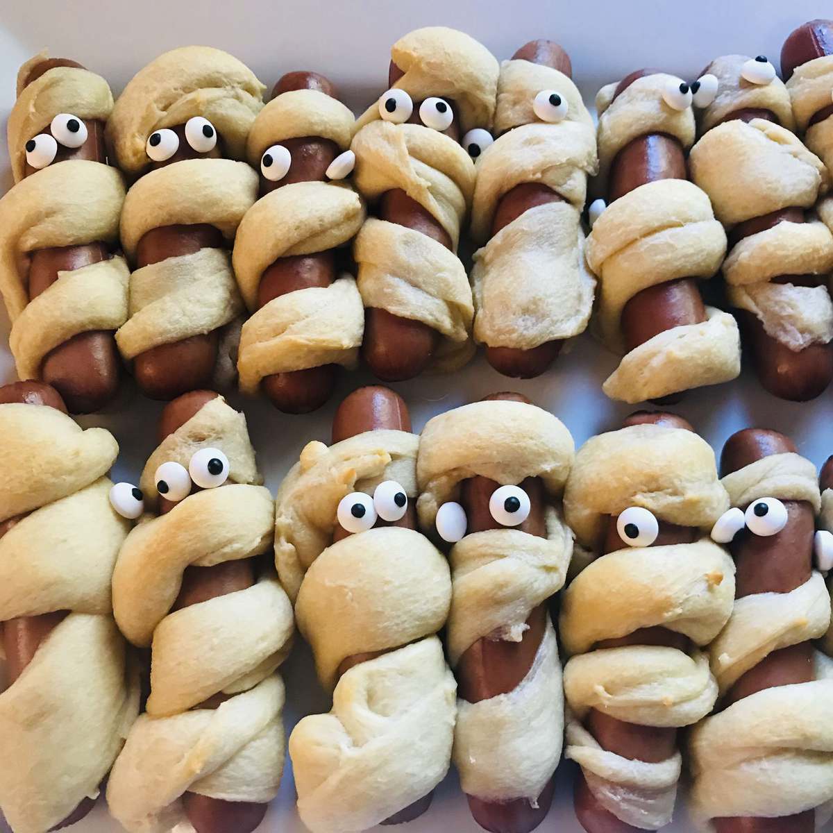 Easy Halloween Hot Dog Mummies Recipe