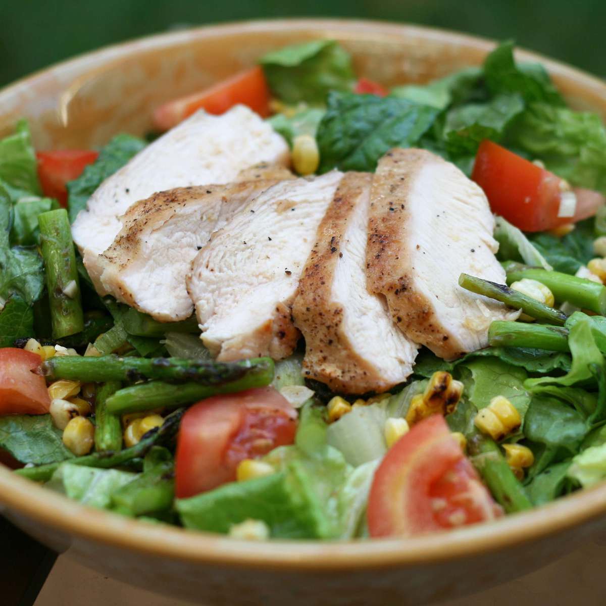 Grilled Chicken and Charred Corn Salad Recipe