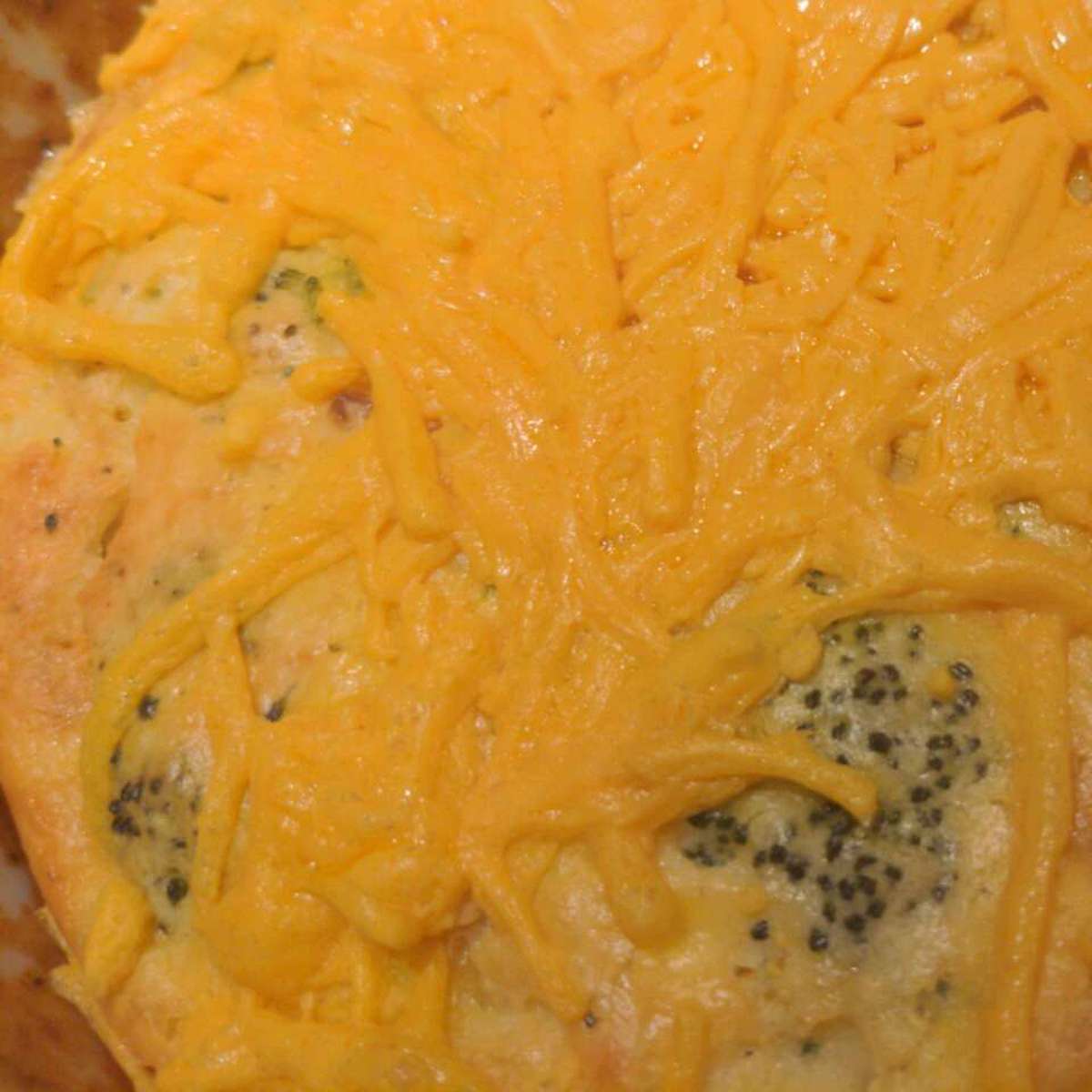 Easy Broccoli Souffle Recipe with Cheese Topping